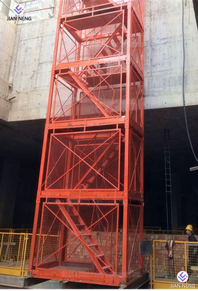 Closed Type 4m*2m*2m Steel Ladder Cage Q235 Steel Industrial Ladders