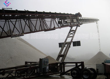 Heavy Duty Mobile Conveyor Belt System With Large Conveying Capacity