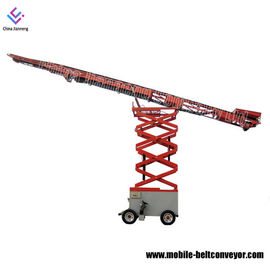 3-25m Portable Incline Conveyor , Portable Concrete Conveyors With Hydraulic Lift