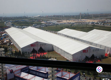Big Capacity Outdoor Exhibition Tents , Trade Show White Party Tent