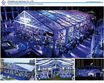 Transparent Tent Fabric Party Event Tents For Romantic Wedding Over 200 People