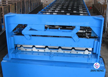 380V Wall Panel Roll Forming Machine , GI PPGI Steel Profile Making Machine High Speed