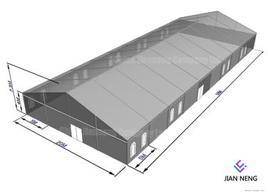 Wind Proof Outdoor Event Tent / Huge Marquee Tent 20x50m For 1000 People Catering Capacity