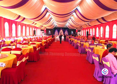 Red Aluminum Truss Roof Systems , Beautiful Dj Lighting Truss Systems Tent With Air Condition