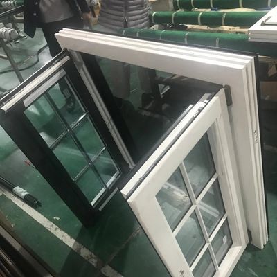 6063 T5 T6 Out Swing Aluminum Casement Windows And Door Frosted Glass