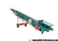 Hydraulic Lifting Portable Fertilizer Conveyor , Descending Loading Belt Conveyor