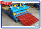 828 Type Glazed Steel Step Roll Forming Machine With Hydraulic Station