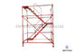 Spray Painted Scaffold Stair Tower Φ 48mm Diameter For Bridges Construction