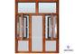 Thermal - Break Aluminium Windows And Doors 6063 - T5 Double Glaze French Casement Window