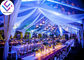 500 People Transparent PVC Tent , Large Marquee Wedding Tent ABS / Glass Wall