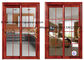 Aluminum Glass Sliding Door With 60 Series Aluminum Frame And Frosted