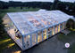 European Style Clear Frame Party Tent With Beautiful Roof Linings / Curtains