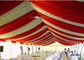 Luxury Marquee Outside Wedding Tents With Curtains Colorful Lining For Event Parties