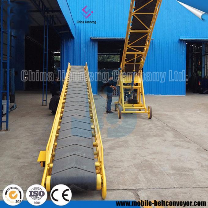 Movable Rubber Telescopic Belt Conveyor For 20ft 40ft Container Loading ...