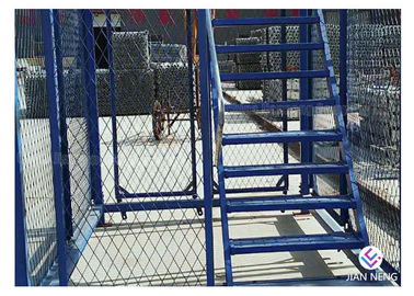 Simple Quick Installation Safety Construction Cage , Step Ladder Cage For Subway Tunnel
