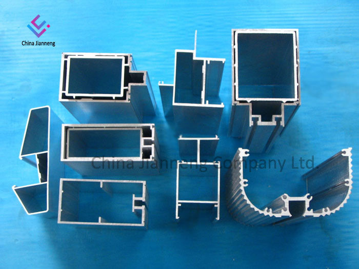 Customized 6063 T5 Extrusion Aluminum Door Window Frames For Cabinet Sliding Doors