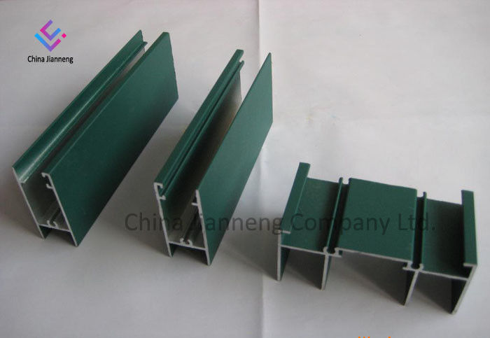 Customized 6063 T5 Extrusion Aluminum Door Window Frames For Cabinet Sliding Doors