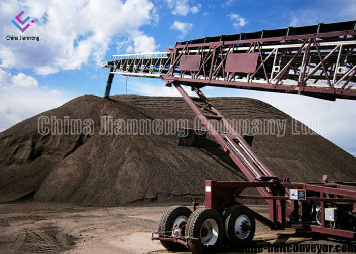 Heat Resistant Portable Electric Conveyors , Coal Mining Industry Portable Conveyor Belt Systems