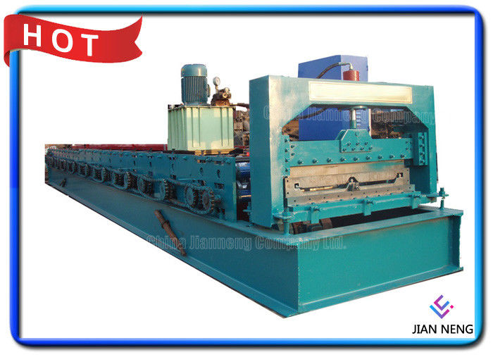 Color Coated Tile Roll Forming Machine 18 Stands For Warehouses / Plants