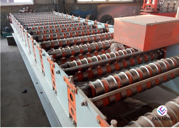 Customized Metal Roof Roll Forming Machine , Color Coated Surface Roof Forming Machine