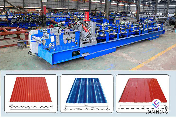 Color Steel Metal Glazed Roll Forming Equipment For Outdoor Decorate