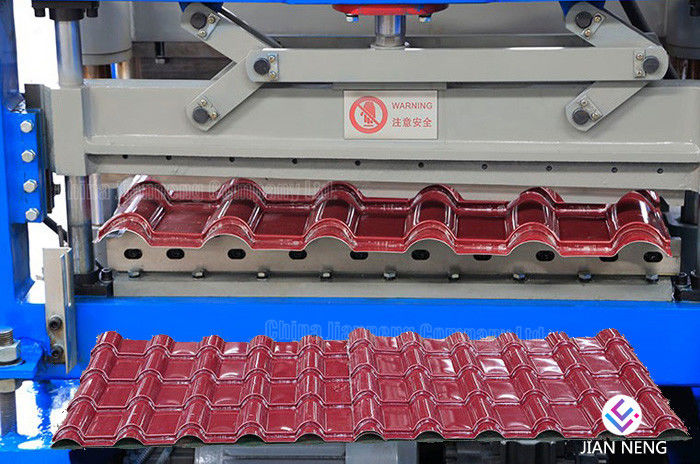 Glazed Tile Corrugated Steel Roll Forming Machine Roofing Sheet MachineWith 18 Forming Stations
