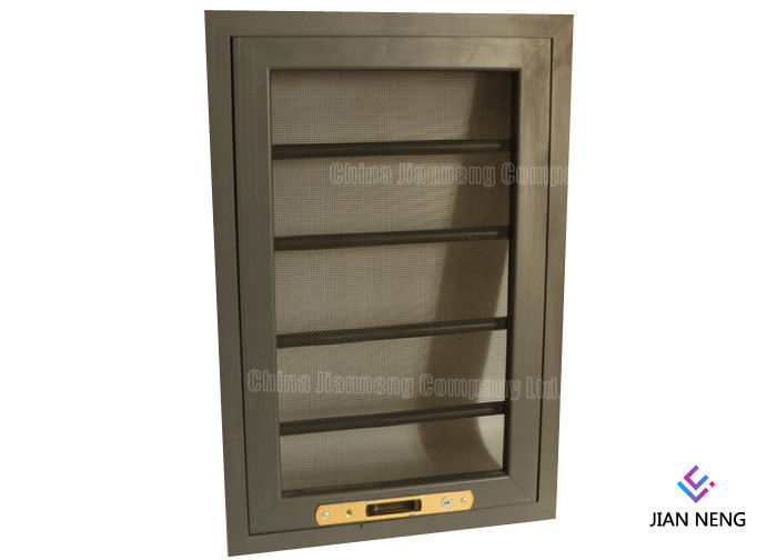 Anti Theft Awning Aluminium Windows And Doors With Stainless Steel Security Mesh Burglar Proof