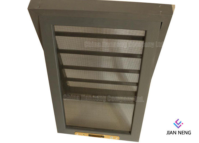 Anti Theft Awning Aluminium Windows And Doors With Stainless Steel Security Mesh Burglar Proof