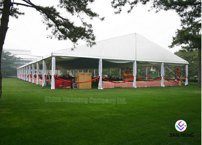 Luxury Waterproof PVC Outdoor Canopy Tent , Large Event Tents With Aluminium Alloy Frame