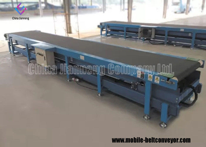 High Performance Mobile Telescopic Belt Conveyor with Hydraulic Lift For Bags Basket And Cartons