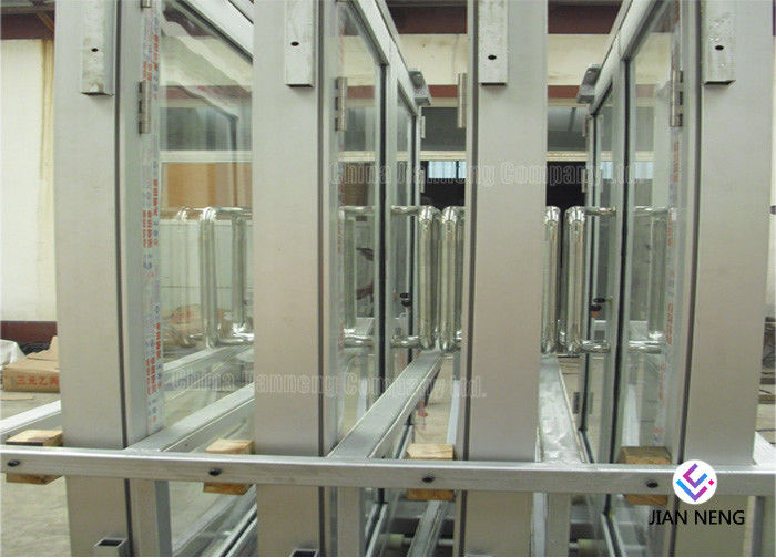Outdoor Event Tent Single Tempered Saftety Glass Aluminum Alloy Casement Door For Shopping Mall