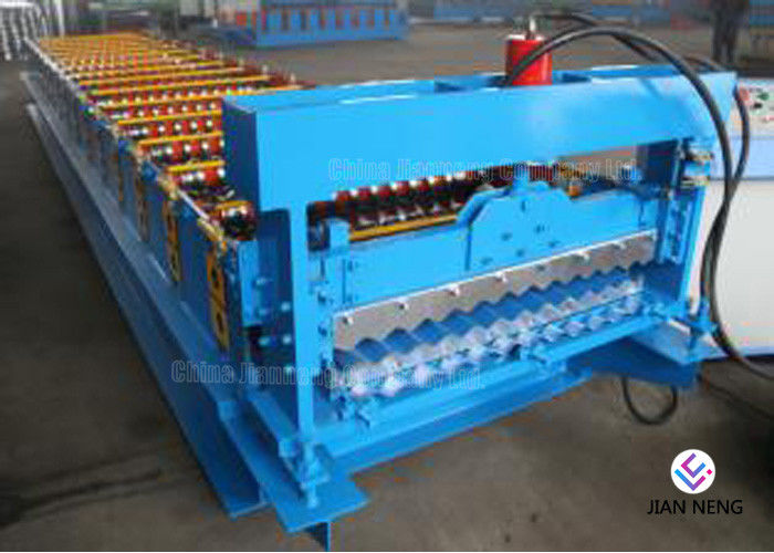 Corrugated Color Steel Roofing Sheet Roll Forming Machine 8~12m/min