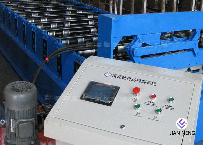 380V Wall Panel Roll Forming Machine , GI PPGI Steel Profile Making Machine High Speed