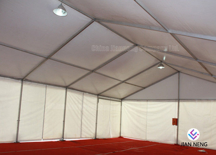Aluminium Frame Large Marquee Warehouse Tent With White PVC Wall For Storage