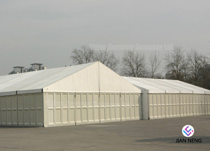Aluminium Frame Large Marquee Warehouse Tent With White PVC Wall For Storage