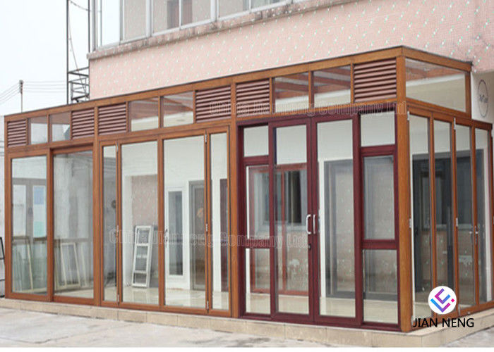 Varies Color Aluminum Casement Windows And Doors European Standard 6063 T5/T6