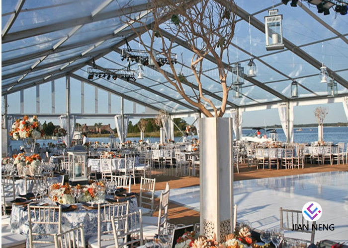 Party Marquee Clear Span Tent Aluminum Tent For Restaurant ,  Wedding European Style