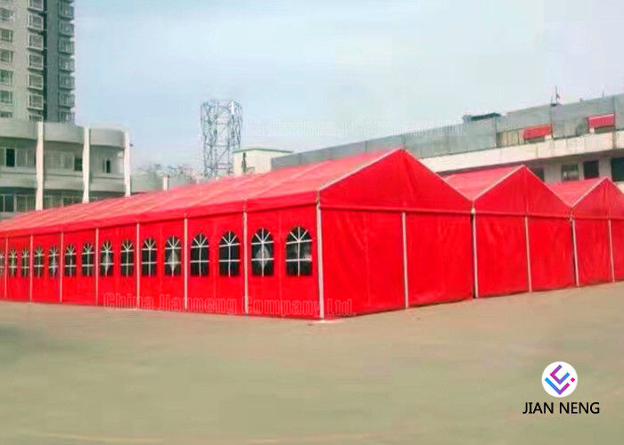 Red Aluminum Truss Roof Systems , Beautiful Dj Lighting Truss Systems Tent With Air Condition