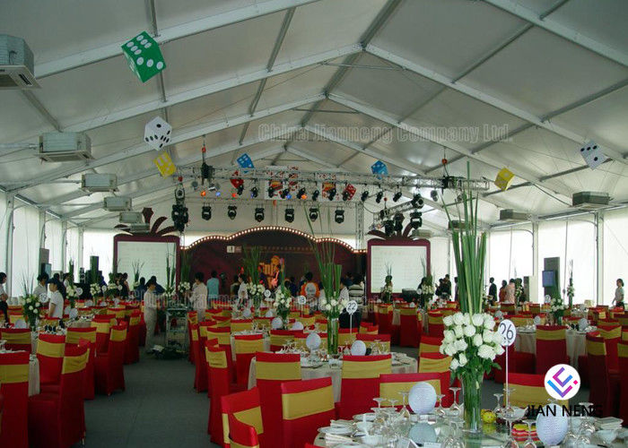 Custom Outdoor PVC Waterproof Wedding Marriage Activity With Wind Load 100 ~120Km/H