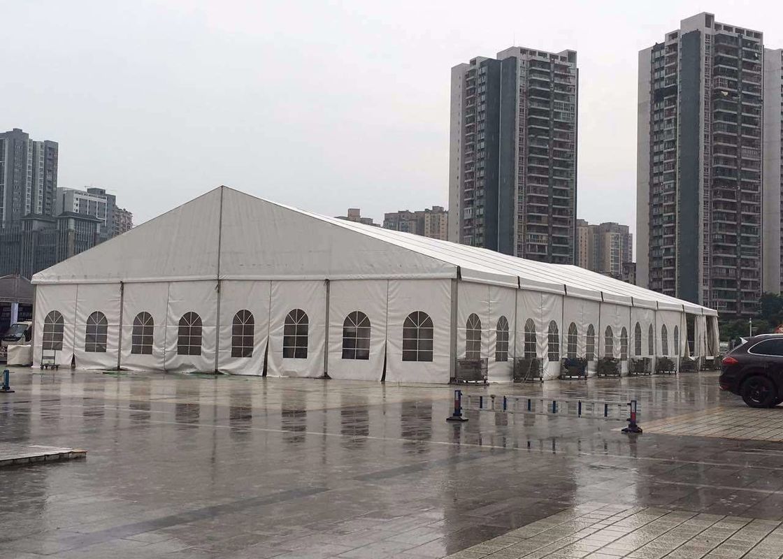 200 People White Alloy Outdoor Aluminum Frame Tent For Church Or Other Event