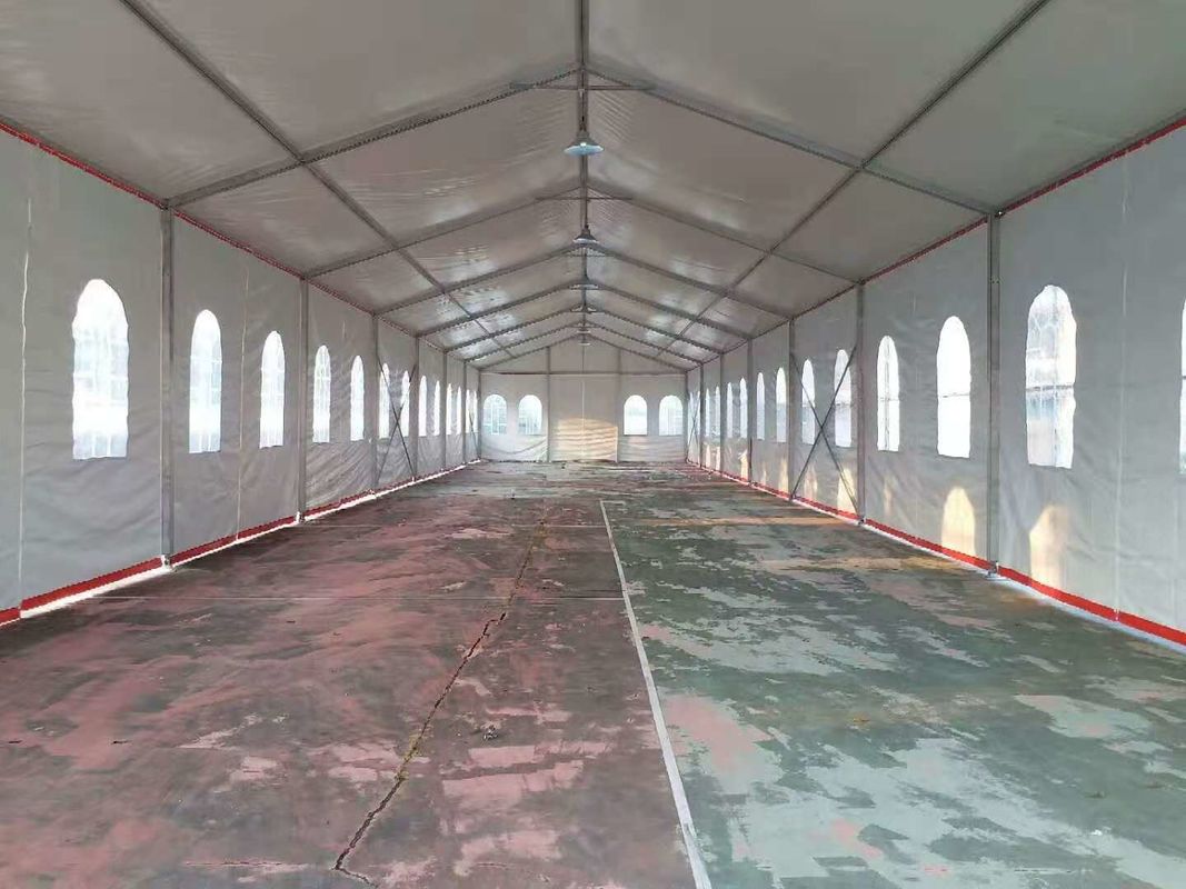 200 People White Alloy Outdoor Aluminum Frame Tent For Church Or Other Event